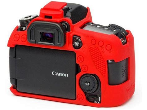 Capa De Silicone EASYCOVER Canon 80D Vermelho Worten Pt