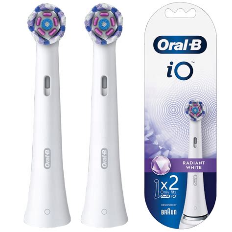 2x ORYGINALNA KOŃCÓWKA ORAL B RADIANT WHITE DO SZCZOTECZKI iO