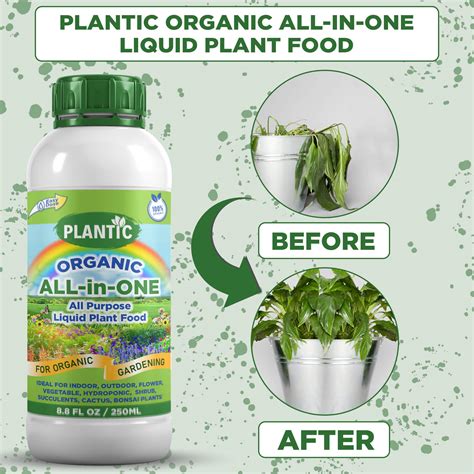 Plantic Organic Fertlizer All In One Plant Food Liquid Fertilizer For