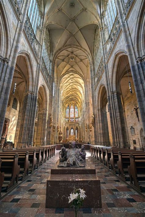 St Vitus Cathedral Interior Prague Stock Photos Download 800 Royalty