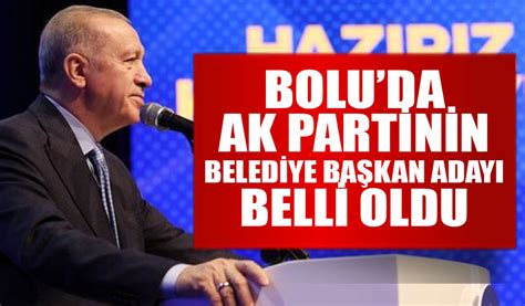 AK Partinin Belediye Başkan Adayı belli oldu Köroğlu Gazetesi Bolu