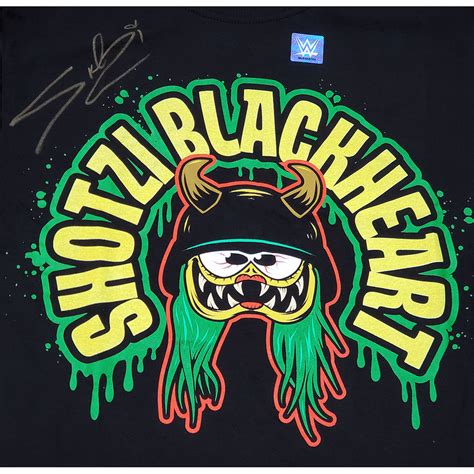 Shotzi Blackheart Signed Authentic T Shirt Wwe Auction