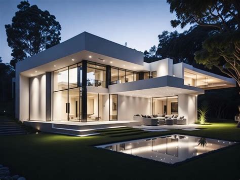 Premium AI Image | Big modern beautiful house