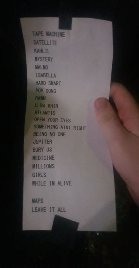 March 2 2019 Setlist - The Granada, Lawrence, KS : r/strfkr