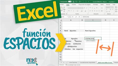 Cómo Usar La Función Trim De Excel Para Eliminar Espacios Extras