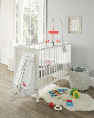 Wooden Cot And Mattress Package Aldi Uk