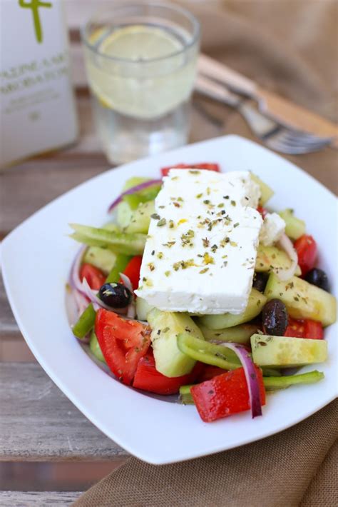 La Verdadera Ensalada Griega El Sabor De Lo Bueno