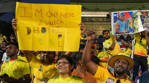 Ipl 2023 Ms Dhoni Accepts Eden Gardens Farewell Says Thanks A Lot