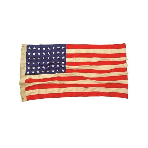 USA flag 48 stars COTTON WWII