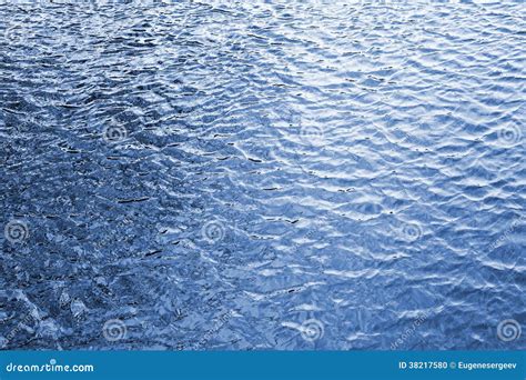 Blue River Water Surface Stock Photo Image Of Clear 38217580