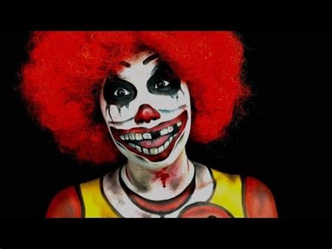 Ronald Mcdonald L Facepaint Makeup Tutorial Youtube