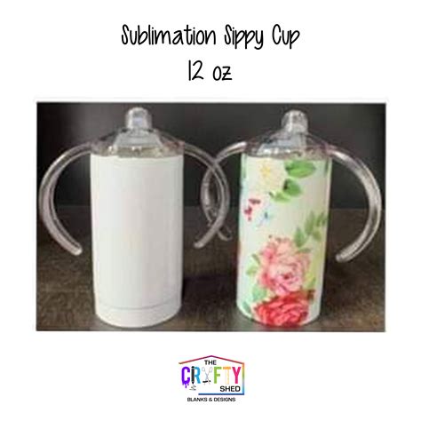 Sublimation Straight Sippy Cup The Crafty Shed