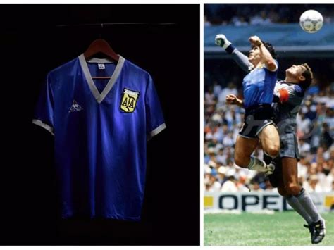 Maradona Diego Maradonas Hand Of God 1986 Jersey To Be Displayed At