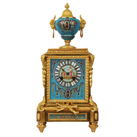 Rococo Style Gilt Timepiece by Johnson of London