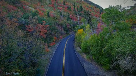 🍂🌈 HOW MANY COLORS DO YOU SEE? A rise above the fall colors near Salt ...