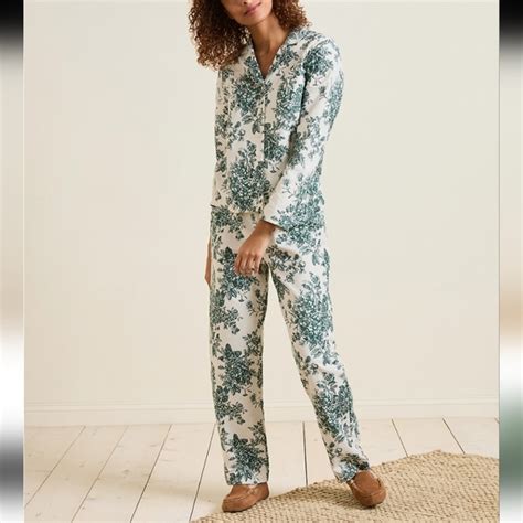 Garnet Hill Intimates And Sleepwear Garnet Hill Organic Cotton Floral