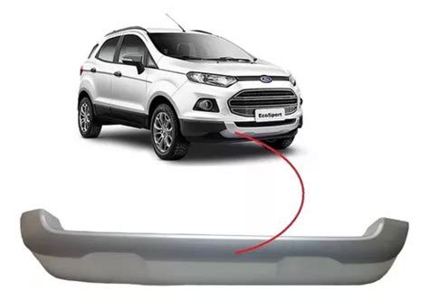 Protetor Aplique Prata Parachoque Dianteiro Ecosport 12