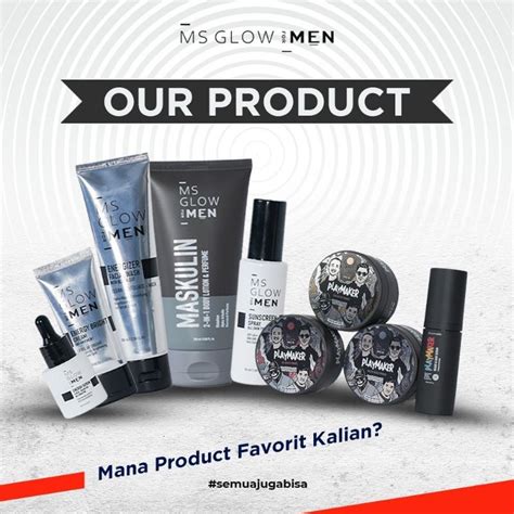 Jual Original All Product Ms Glow For Men Samarinda Paket Wajah Ms