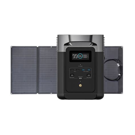 Delta 2 1024 Wh Panneau Solaire 400 W Ecoflow Batterie Nomade Bateau And Fourgon H2r