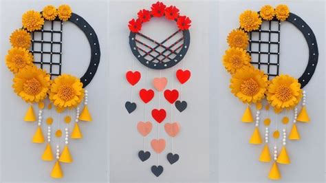 Unique Wall Hanging Craft Paper Craft For Home Decoration Paper Flower Wall Hanging Diy