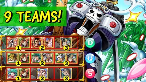 OPTC Kizuna Brook 9 Teams One Piece Treasure Cruise YouTube