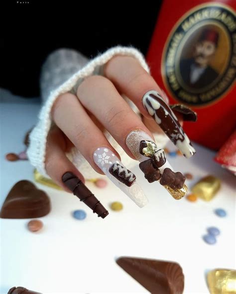 25 Delightful Chocolate Brown Nail Designs to Celebrate Love Handpicked by A Nail Enthusiast ...