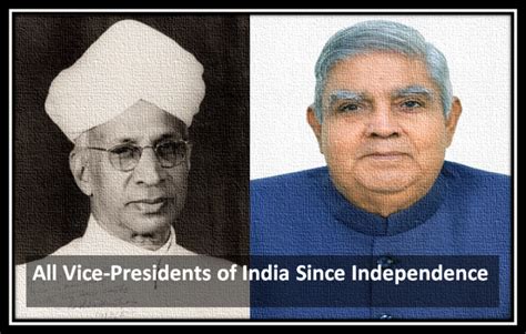 Vice President of India (1950-2023): Check Names, and Tenure of All ...