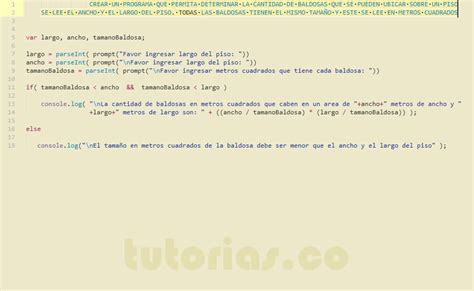 Sentencia If Else Javascript Cantidad De Baldosas Sobre El Piso