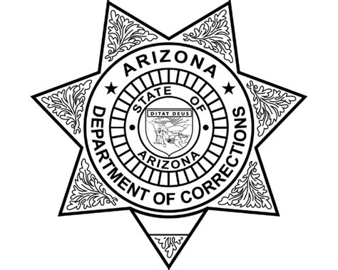 Arizona Department Of Correction Badge Silhouettefile