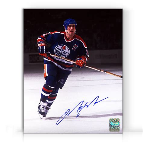 Mark Messier Signed Edmonton Oilers Captain Spotlight 8X10 Photo ...