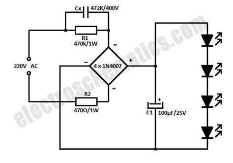 W Led Driver Circuit Diagram V