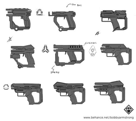 Pistol Concept Art