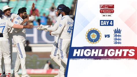 Watch India Vs England 3rd Test Day 4 Highlights Video Onlinehd