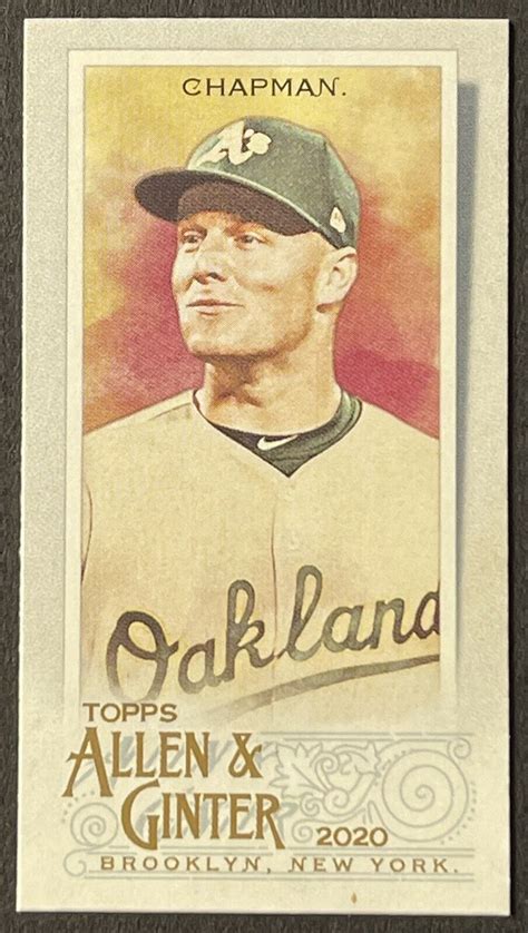 Topps Allen Ginter S Mini Matt Chapman For Sale Online Ebay