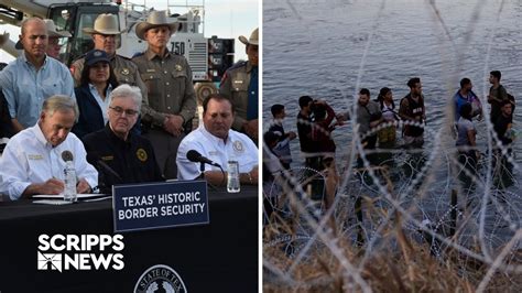 Abbott Signs Bill Letting Police Arrest Migrants Who Enter Us Illegally