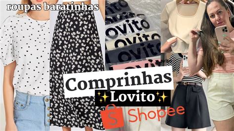 COMPRINHAS LOVITO SHOPEE Roupas Baratinhas YouTube