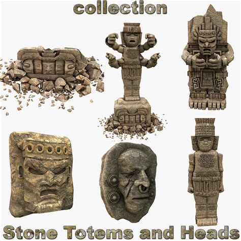 Of Stone Totems Heads