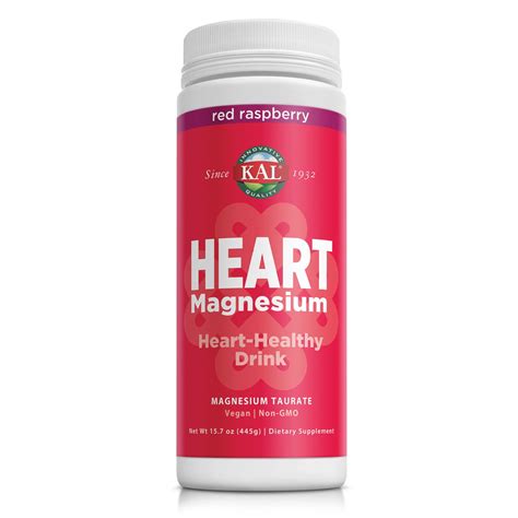 KAL Heart Magnesium Heart Healthy Drink 325 Mg From Mag Taurate