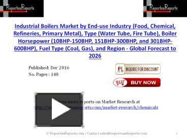 PPT Industrial Boilers Market Forecasted To Grow 5 0 CAGR By 2026