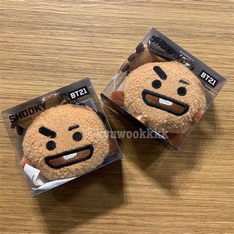 BT21 Shooky Plush Bag Charm Keyring Hobbies Toys Memorabilia