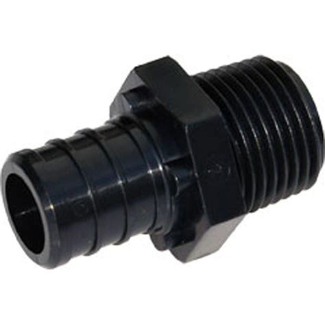 Sharkbite 3 4 In Plastic Pex Barb X 1 2 In Male Pipe Thread Adapter