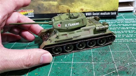 Bolt Action Soviets T 34 85 Medium Tank 1 56 Scale YouTube