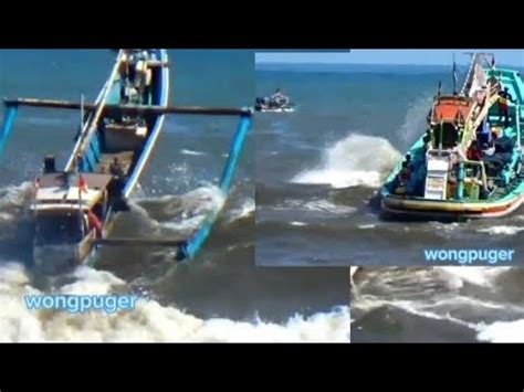 KM Dan SpeedBoat Terjang Ombak 18 5 23 Saat Memasuki Plawangan Puger