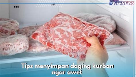 6 Tips Menyimpan Daging Kurban Agar Awet Dan Tidak Busuk Simpan Di