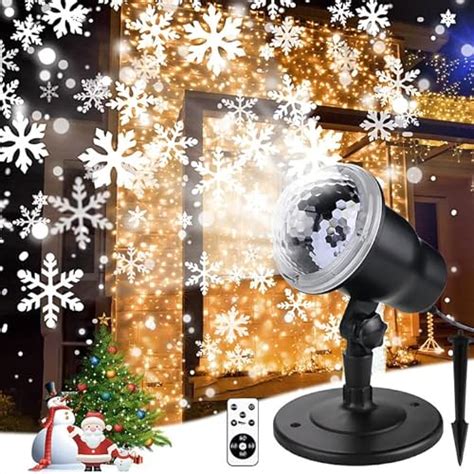 Bring The Magic Of Snowfall Indoors With A Led Light Projector