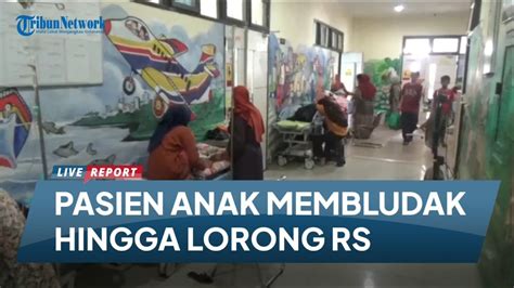 Pasien Diare Anak Penuhi Lorong Rawat Inap RSUD Syamrabu Bangkalan