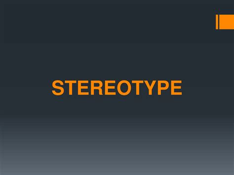 Solution Stereotype Ppt Studypool