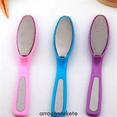 Pedicure Tool 2 Sided Heel Smoother And Nail File Foot Sanding Brush