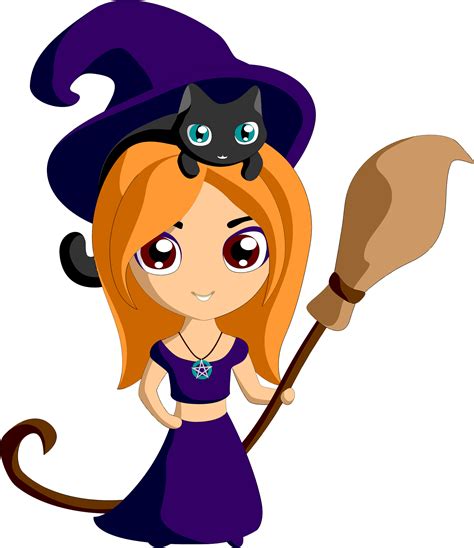 Cute Halloween Witch Clip Art