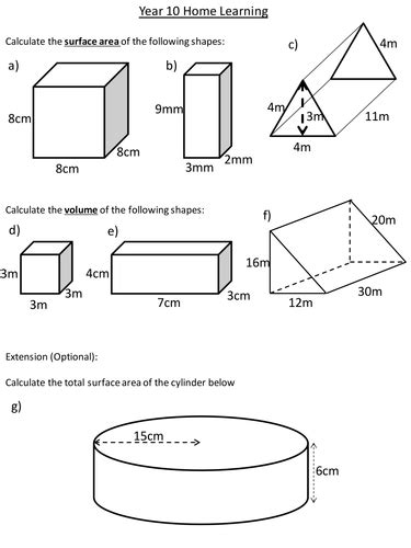 Volume Of 3D Shapes Worksheets WorksheetsCity